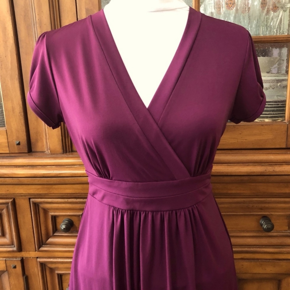 Merona Women's Burgundy Midi Dress